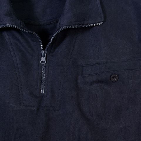 DRK Zippshirt mit Leistentasche