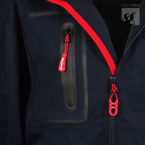 Softshelljacke FIRESTORM mit abnehmbarer Kapuze o. Stick