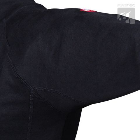 Sweatjacke 112 Farbkombi. bordeaux/weiß