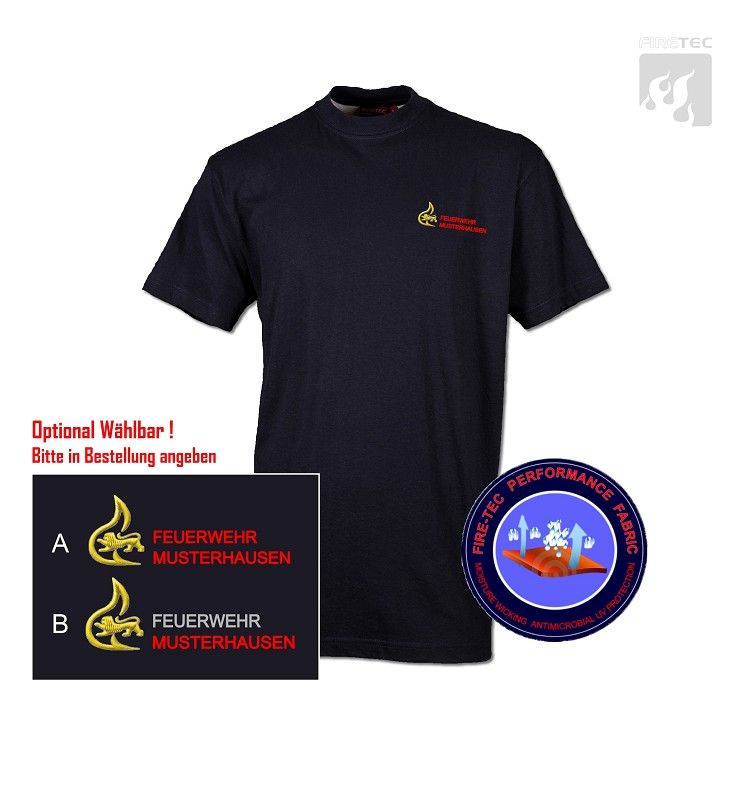 T-Shirt Fire-Tec 1/2 Arm