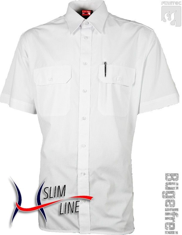 Diensthemd SLIM, Fb. Weiß, 1/2-Arm