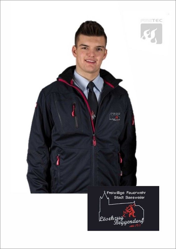 Softshelljacke FIRESTORM m. abnehmbarer Kapuze
