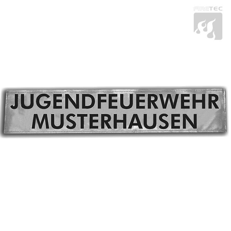 Reflex-Rückenschild Ortsname