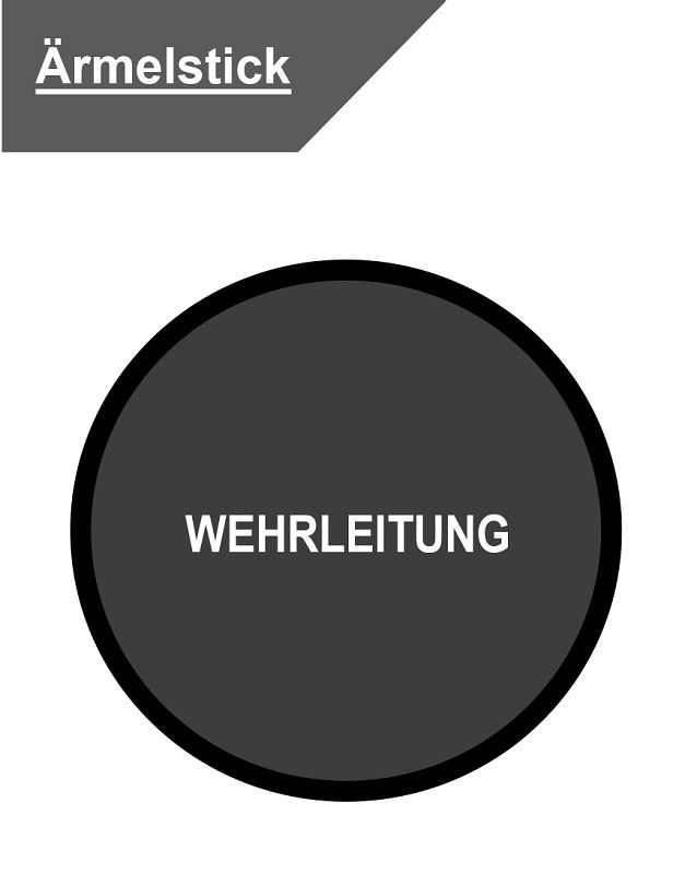 Ärmelstick WEHRLEITUNG